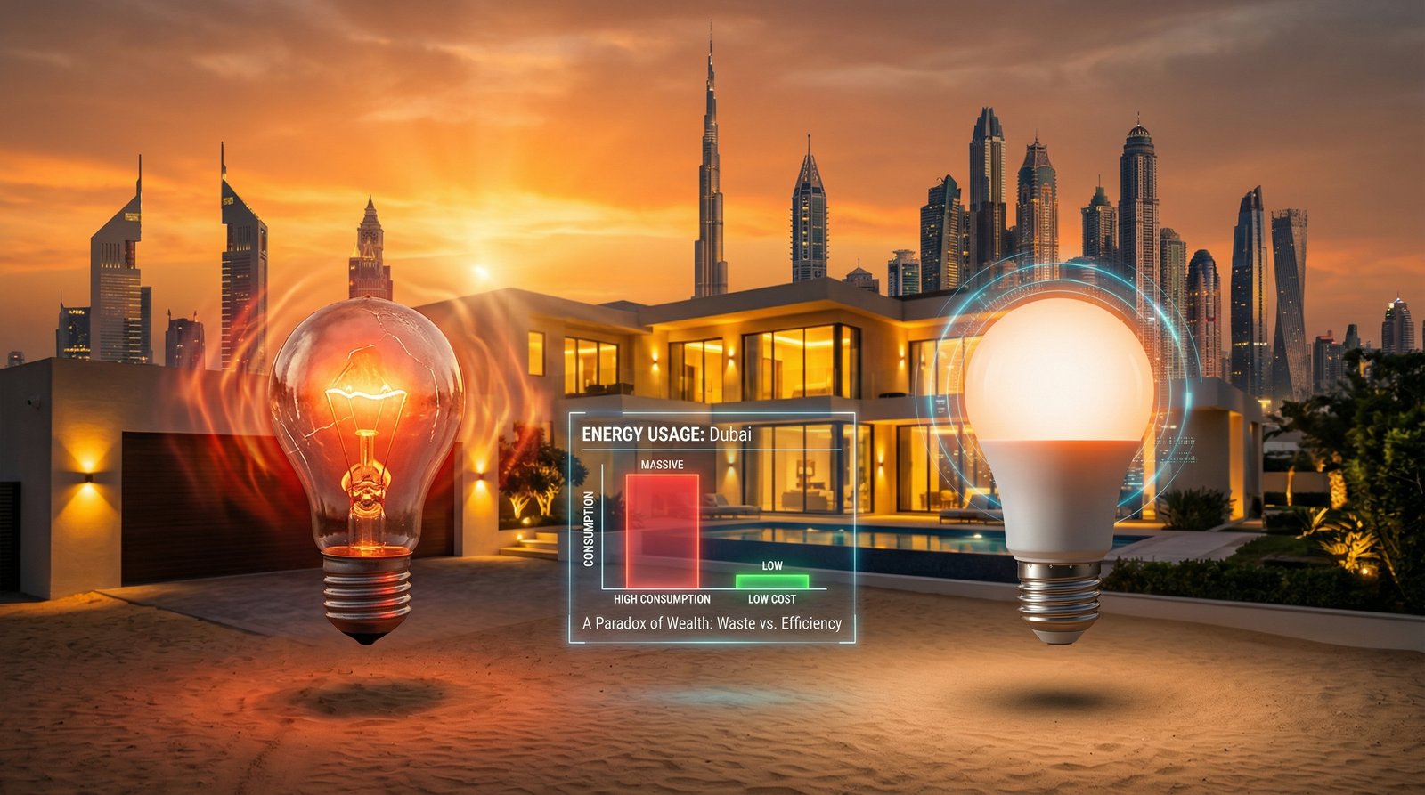 Does Efficient Bulb Really Matter in the UAE Where Electricity Is Cheap?